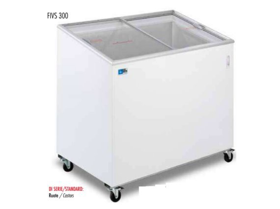 Congelatore vetri scorrevoli inclinati FIVS 500 litri 398 -12/-22°